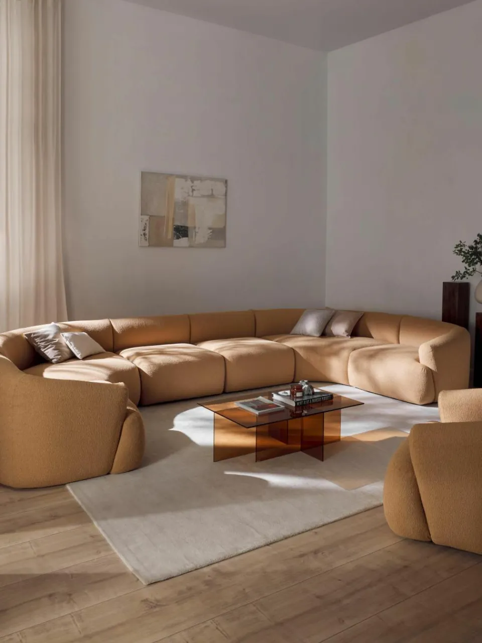 Modulaire XL bouclé bankstel Sofia^Westwing Collection Online