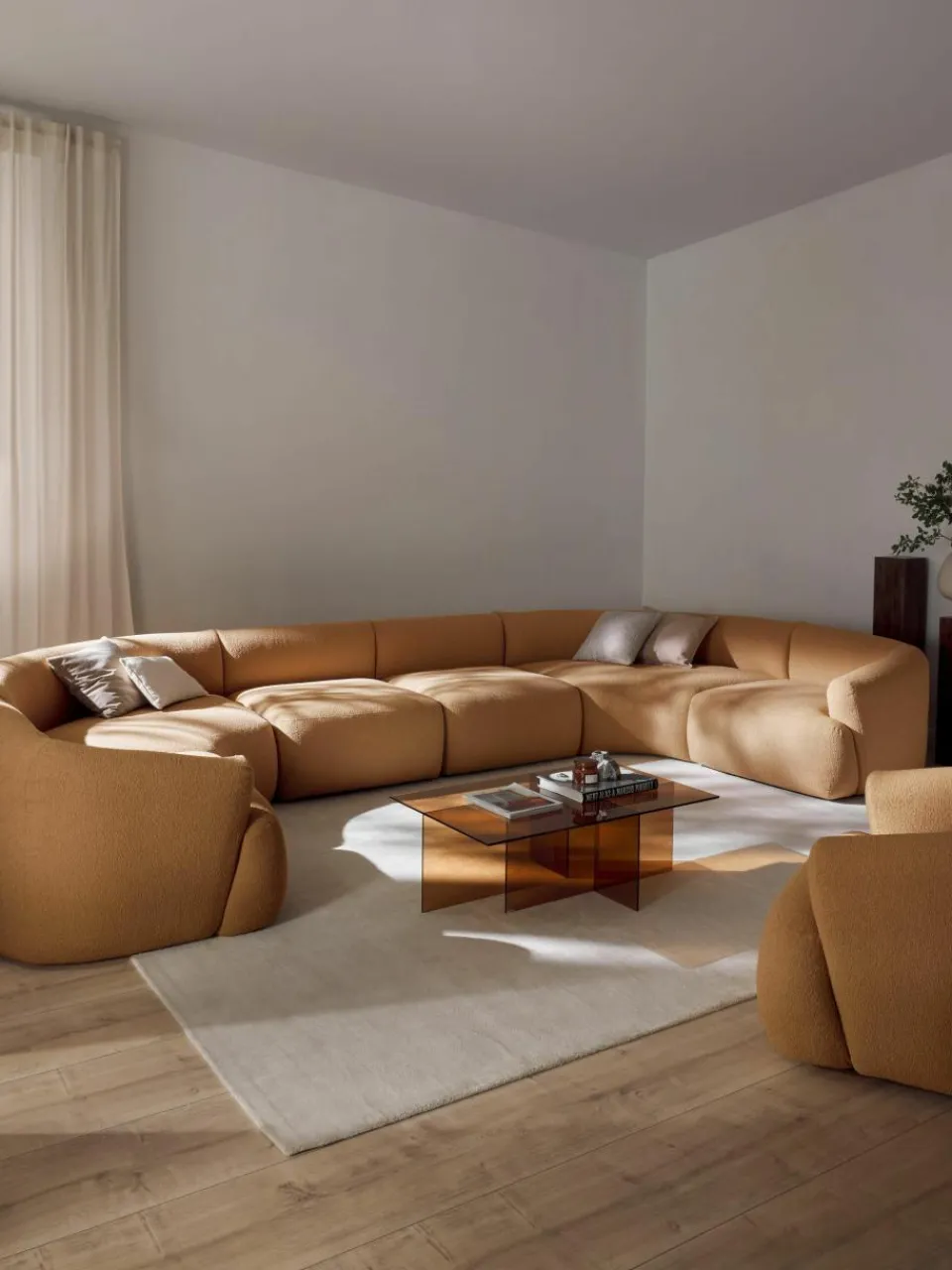 Modulaire XL bouclé bankstel Sofia^Westwing Collection Hot