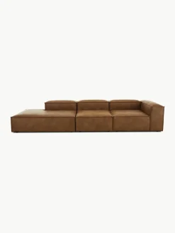 Modulaire XL chaise longue Lennon van gerecycled leer^Westwing Collection Best