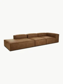 Modulaire XL chaise longue Lennon van gerecycled leer^Westwing Collection Best