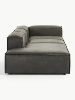 Modulaire XL chaise longue Lennon van gerecycled leer^Westwing Collection Fashion