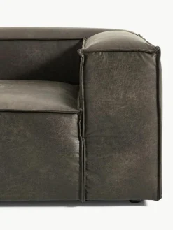 Modulaire XL chaise longue Lennon van gerecycled leer^Westwing Collection Fashion