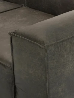 Modulaire XL chaise longue Lennon van gerecycled leer^Westwing Collection Fashion
