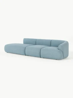 Modulaire XL chaise longue Sofia van bouclé stof^Westwing Collection Fashion
