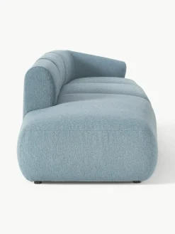 Modulaire XL chaise longue Sofia van bouclé stof^Westwing Collection Fashion