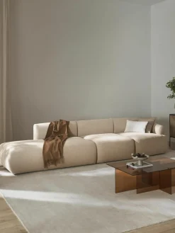 Modulaire XL chaise longue Sofia van bouclé stof^Westwing Collection Online