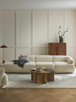 Modulaire XL chaise longue Sofia van teddy stof^Westwing Collection Discount