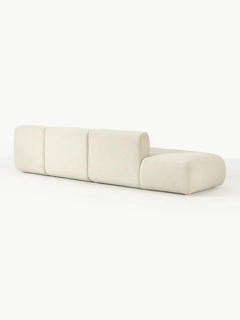 Modulaire XL chaise longue Sofia van teddy stof^Westwing Collection Discount