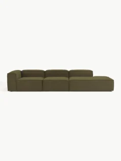 Modulaire XL chaise longue Lennon uit bouclé^Westwing Collection New