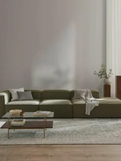 Modulaire XL chaise longue Lennon uit bouclé^Westwing Collection New