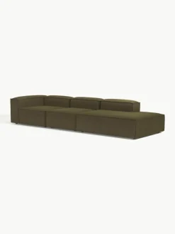 Modulaire XL chaise longue Lennon uit bouclé^Westwing Collection New