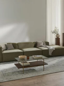 Modulaire XL chaise longue Lennon uit bouclé^Westwing Collection New