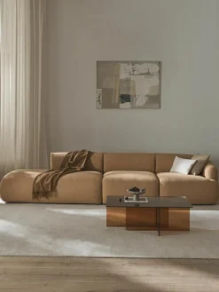 Modulaire XL chaise longue Sofia van bouclé stof^Westwing Collection Sale