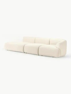 Modulaire XL chaise longue Sofia van bouclé stof^Westwing Collection Sale