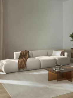 Modulaire XL chaise longue Sofia van bouclé stof^Westwing Collection Sale