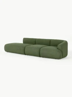 Modulaire XL chaise longue Sofia van bouclé stof^Westwing Collection Online