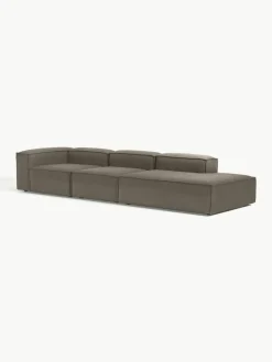 Modulaire XL chaise longue Lennon uit bouclé^Westwing Collection Best