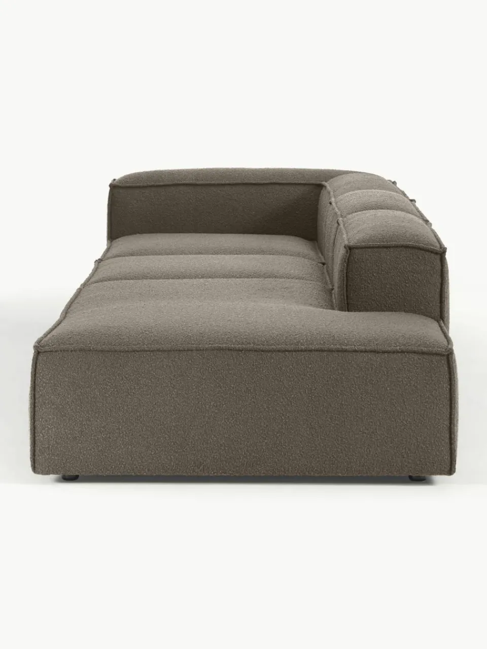 Modulaire XL chaise longue Lennon uit bouclé^Westwing Collection Best