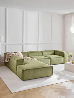 Modulaire XL hoekbank Lennon van corduroy^Westwing Collection Online