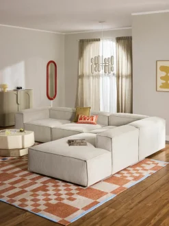 Modulaire XL hoekbank Lennon van corduroy^Westwing Collection Clearance