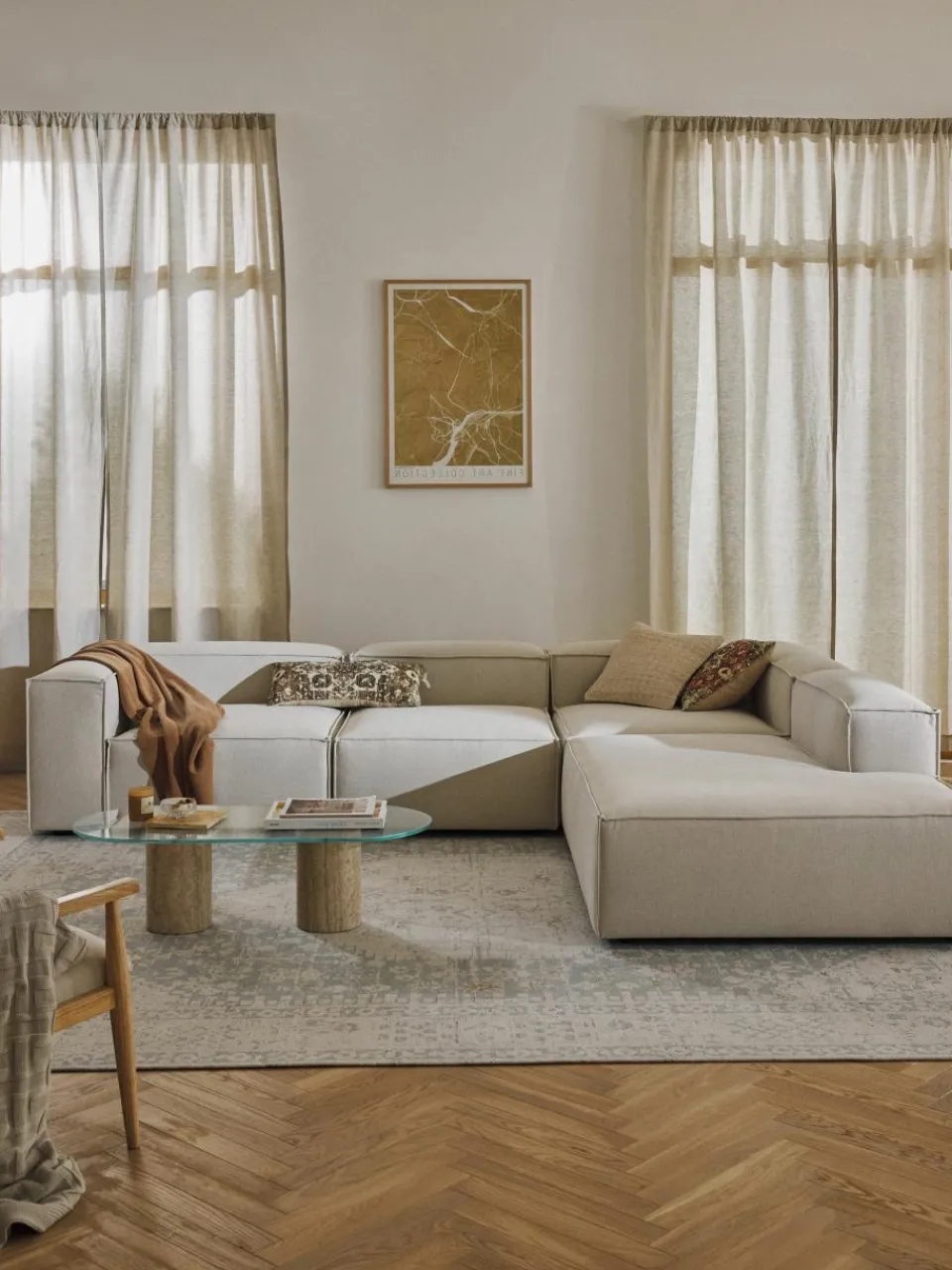 Modulaire XL hoekbank Lennon^Westwing Collection Sale