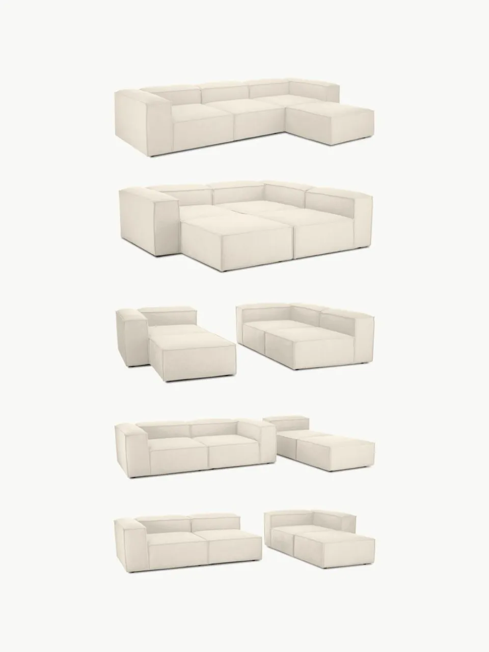 Modulaire XL hoekbank Lennon^Westwing Collection Sale