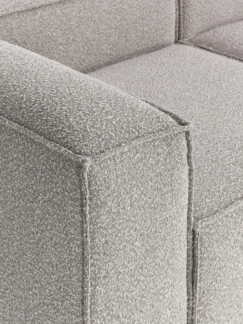 Modulaire XL hoekbank Lennon uit bouclé^Westwing Collection Outlet