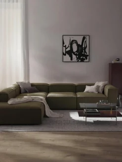 Modulaire XL hoekbank Lennon uit bouclé^Westwing Collection Clearance