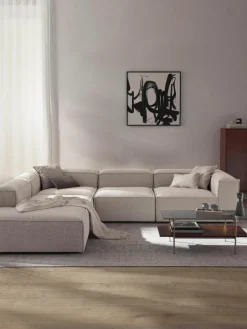 Modulaire XL hoekbank Lennon uit bouclé^Westwing Collection Outlet