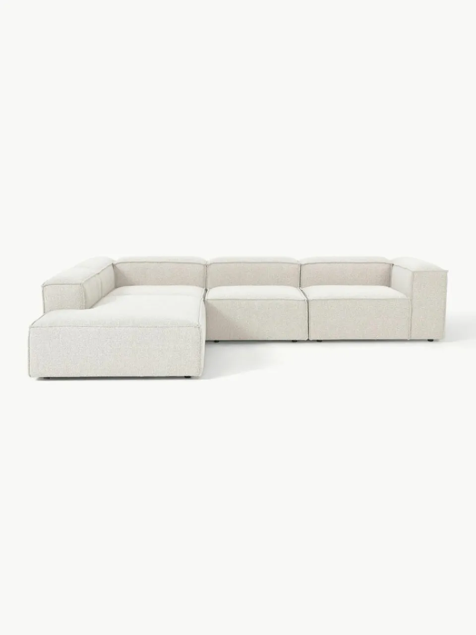 Modulaire XL hoekbank Lennon uit bouclé^Westwing Collection Outlet
