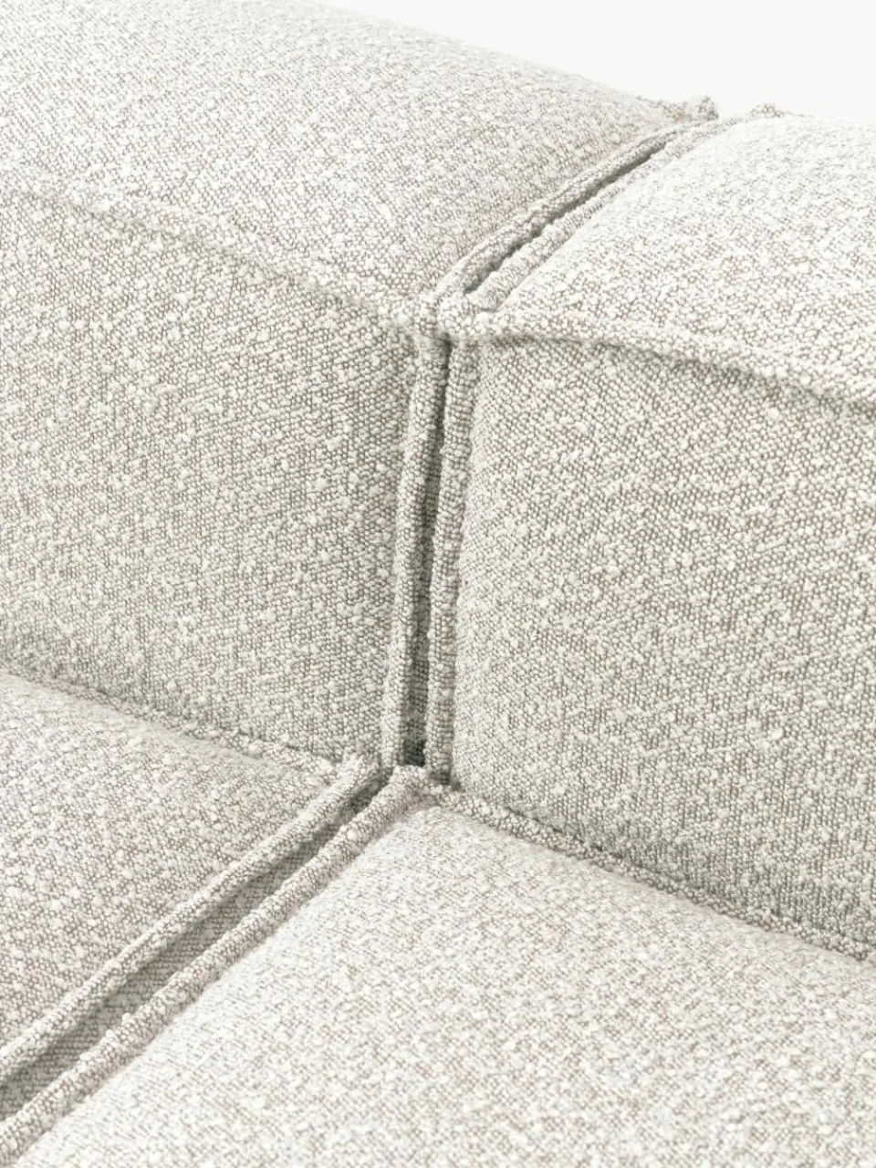 Modulaire XL hoekbank Lennon uit bouclé^Westwing Collection Outlet