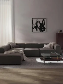 Modulaire XL hoekbank Lennon uit bouclé^Westwing Collection Discount