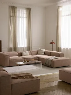 Modulaire XL hoekbank Lennon van linnenmix^Westwing Collection Clearance