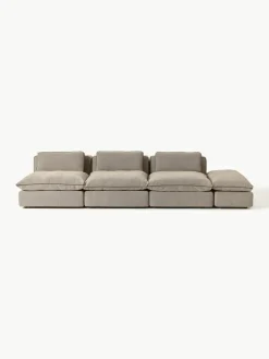 Modulaire XL-bank Felix (3-zits) met poef^Westwing Collection New