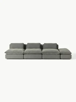 Modulaire XL-bank Felix (3-zits) met poef^Westwing Collection Hot