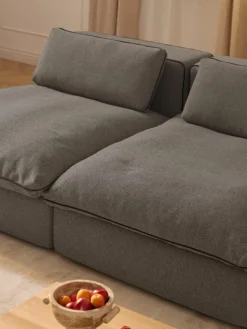 Modulaire XL-bank Felix (3-zits) met poef^Westwing Collection Hot
