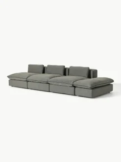 Modulaire XL-bank Felix (3-zits) met poef^Westwing Collection Hot