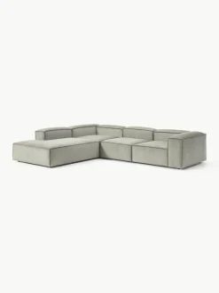 Modulaire XL-hoekbank Lennon van corduroy^Westwing Collection Hot