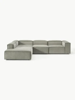 Modulaire XL-hoekbank Lennon van corduroy^Westwing Collection Hot