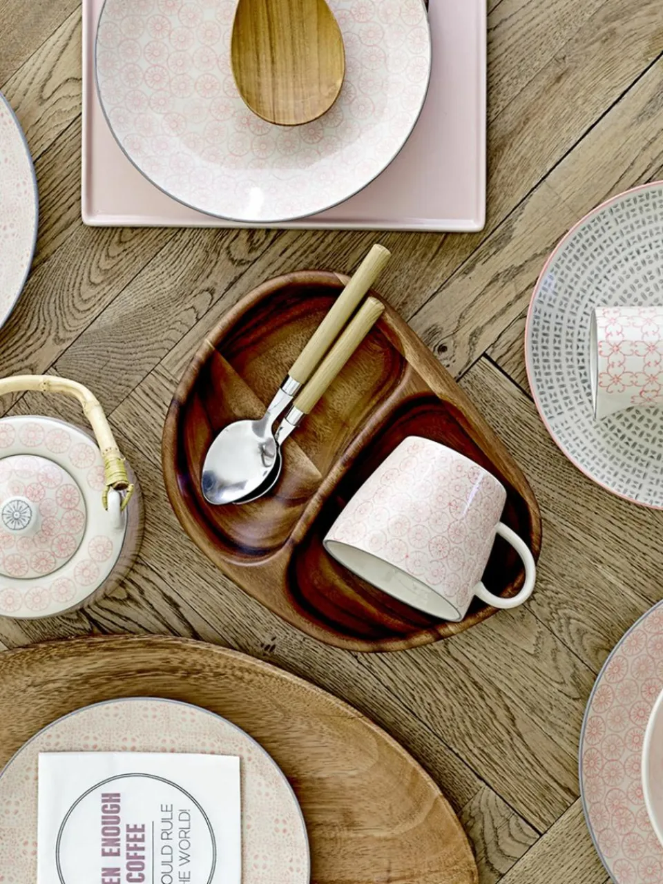 Mokken Cécile met klein patroon, set van 3^Bloomingville New