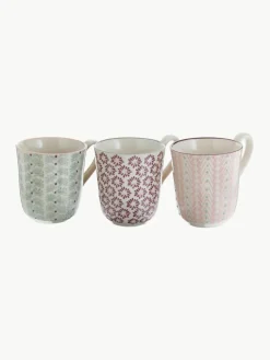 Mokken Maya met klein patroon, set van 3^Bloomingville Outlet