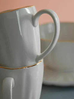 Mokken Sali met reliëf, 2 stuks^Westwing Collection Outlet