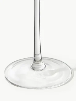 Mondgeblazen champagneglazen Aleo met goudkleurige rand, 4 stuks^Westwing Collection Online