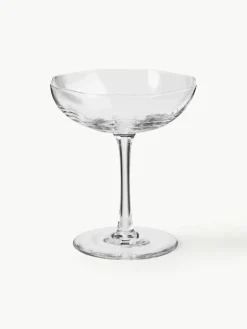 Mondgeblazen champagneglazen Limfjord, 4 stuks^Broste Copenhagen Online