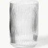 Mondgeblazen decoratieve vaas Carlo met groefreliëf, H 20 cm^Westwing Discount