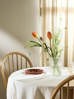 Mondgeblazen decoratieve vaas Carlo met groefreliëf, H 20 cm^Westwing Discount