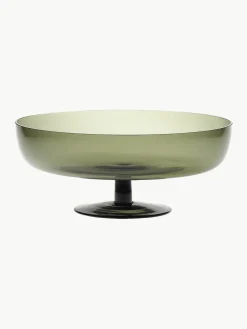 Mondgeblazen glazen serveerschaal Diseguale, in grijs, Ø 25 cm^Bitossi Home Outlet