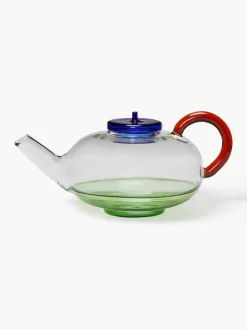 Mondgeblazen glazen theepot NoRush, 900 ml^Hübsch Discount