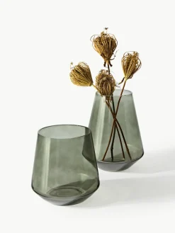 Mondgeblazen glazen vaas Joyce, H 21 cm^Westwing Collection Hot