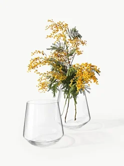 Mondgeblazen glazen vaas Joyce, H 21 cm^Westwing Collection Hot